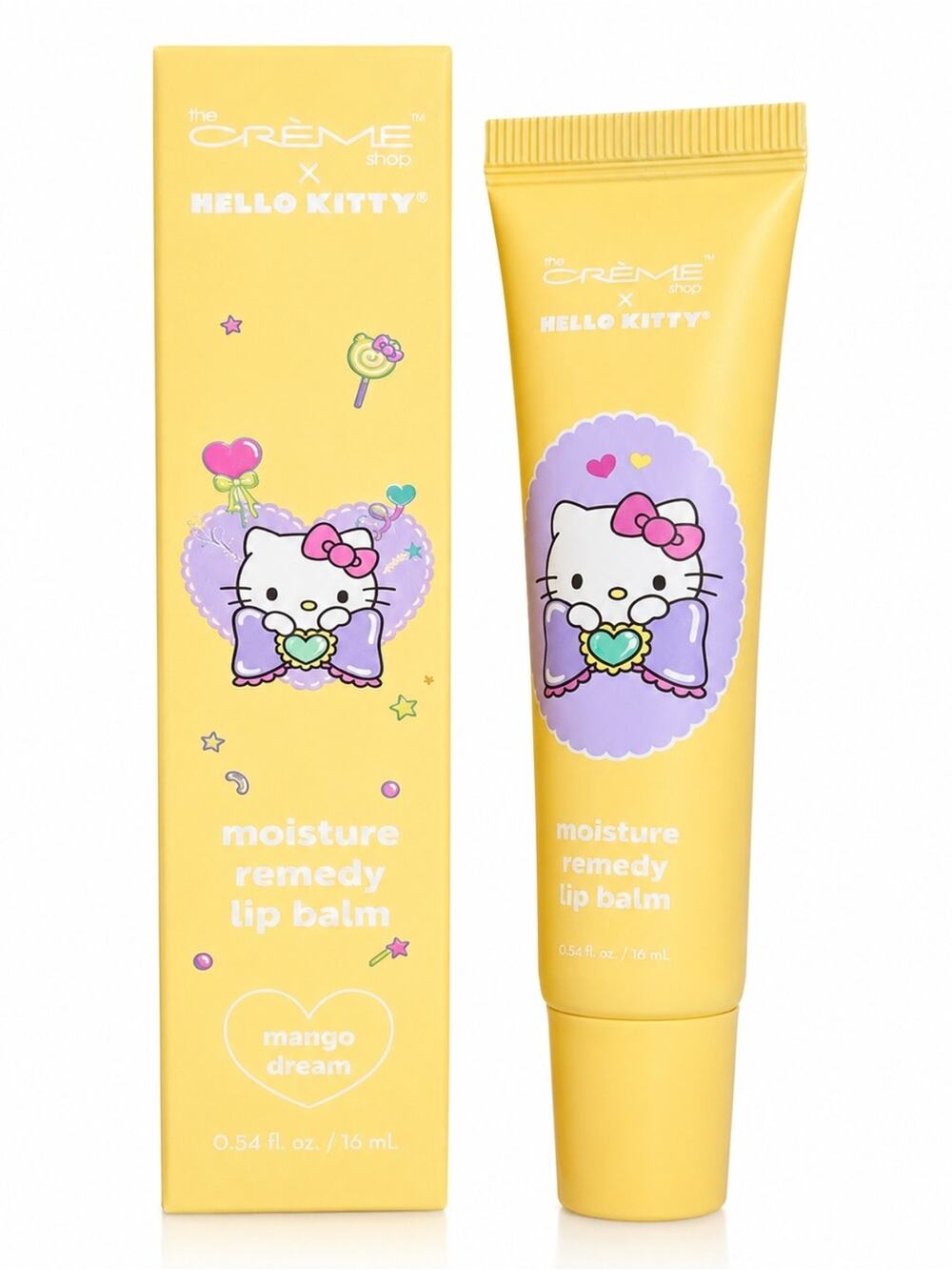 Creme Shop x Hello Kitty Moisture Remedy Lip Balm –Mango Dream –0.54 fl oz/16ml